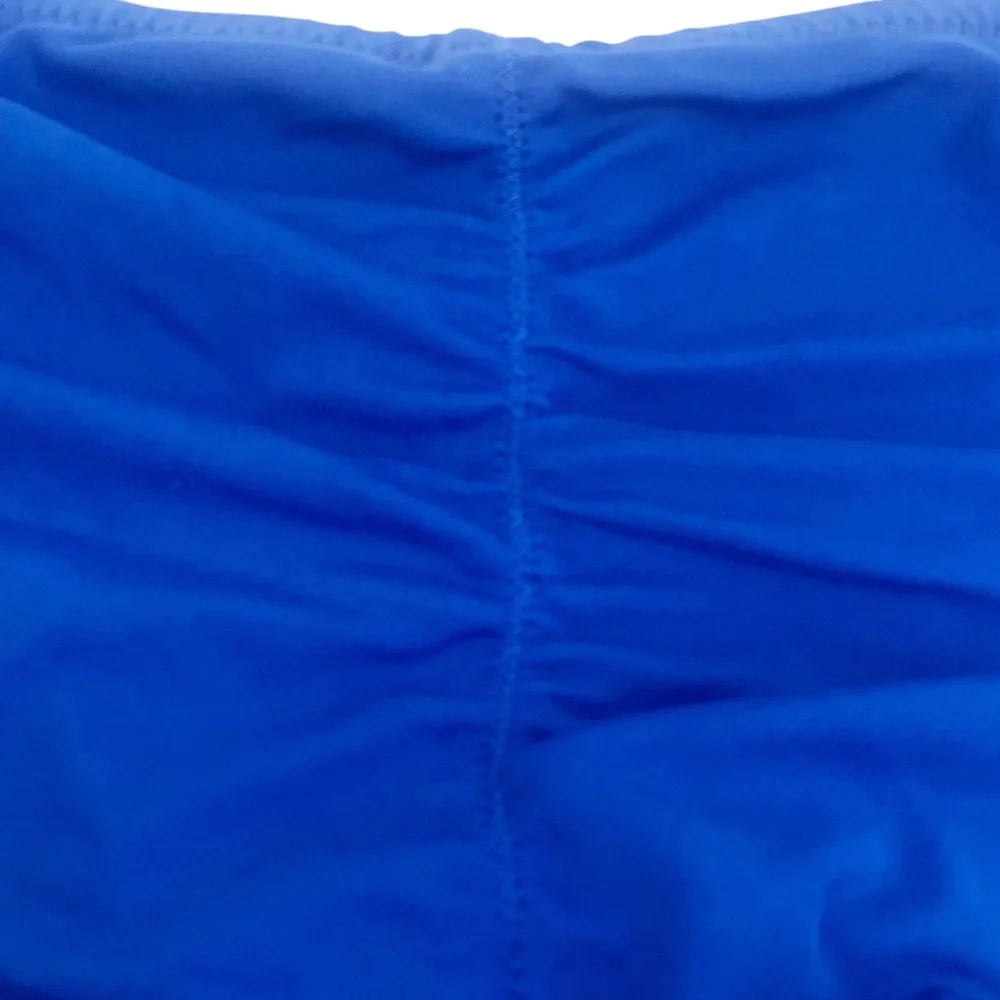 Victoria’s Secret Zuma Itsy Back Ruched Swim Bikini Bottom Blue‎ XL